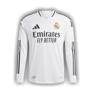 adidas Real Madrid 24/25 Long Sleeve Home Authentic Jersey 'White'