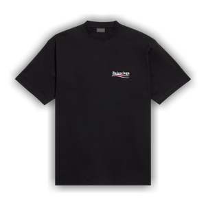 Balenciaga Political Campaign T-Shirt 'Black'
