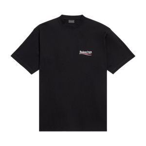 Balenciaga Political Campaign T-Shirt 'Black'