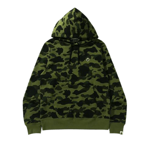 BAPE 1st Camo One Point Pullover Hoodie 'Green'