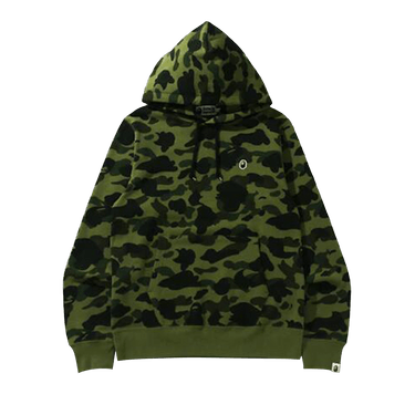 BAPE 1st Camo One Point Pullover Hoodie 'Green'