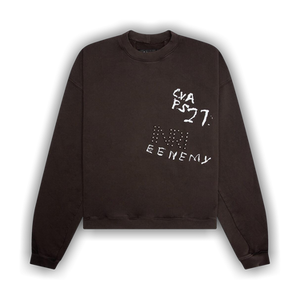 RIVINGTON roi Rebis Inri CVA Crewneck 'Monk Brown'