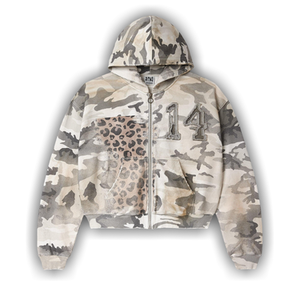 Vale Forever Winter Camo Zip Up 'Off White'