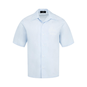 Amiri Starburst Poplin Camp Shirt 'Ashley Blue'