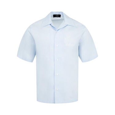 Amiri Starburst Poplin Camp Shirt 'Ashley Blue'