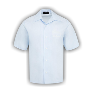 Amiri Starburst Poplin Camp Shirt 'Ashley Blue'