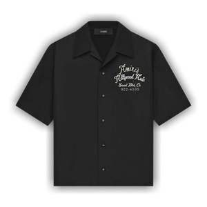 Amiri Hollywood Auto Bowling Shirt 'Black'