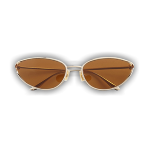 Bottega Veneta Cat Eye Sunglasses 'Gold/Brown'