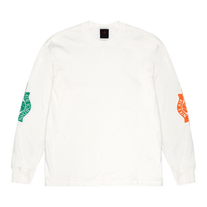 Air Jordan Rare Air Long-Sleeve T-Shirt 'Sail/Brilliant Orange'