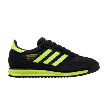 adidas SL72 RS 'Black Solar Yellow'