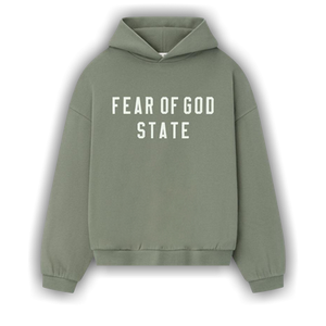 Fear of God Essentials 90s Hoodie 'Moss'