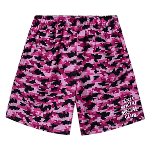 Anti Social Social Club Pixel Camo Short 'Pink'