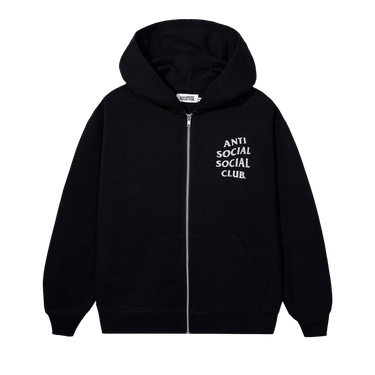 Anti Social Social Club Mind Game Glitter Zip-Hoodie 'Black'