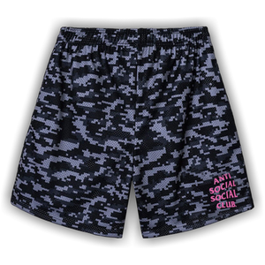 Anti Social Social Club Pixel Camo Short 'Black'