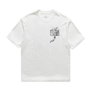 Air Jordan Brooklyn Oversized Graphic T-Shirt 'Sail/Off Black'