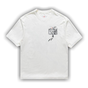 Air Jordan Brooklyn Oversized Graphic T-Shirt 'Sail/Off Black'
