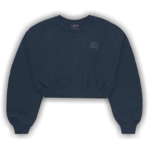 Air Jordan Flight Fleece Cropped Sweatshirt 'Black'