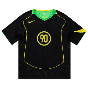 Nike T90 Dri-Fit Soccer Jersey 'Black/Green Spark/Opti Yellow'