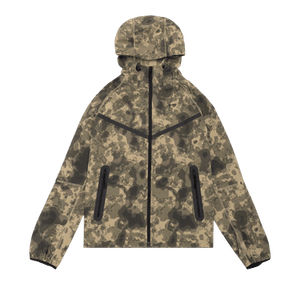 Nike Tech Dri-FIT Woven Camo Windrunner Oversized Jacket 'Neutral Olive/Black'