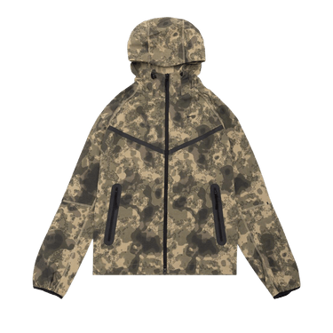 Nike Tech Dri-FIT Woven Camo Windrunner Oversized Jacket 'Neutral Olive/Black'