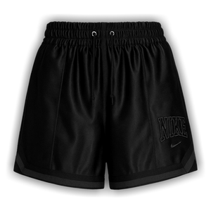 Nike Sportswear Loose Mid-Rise Graphic Shorts 'Black/Anthracite/Antracite'