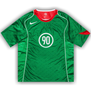 Nike T90 Dri-Fit Soccer Jersey 'Classic Green/Sport Red/White/White'