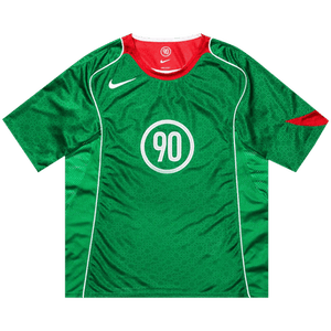 Nike T90 Dri-Fit Soccer Jersey 'Classic Green/Sport Red/White/White'