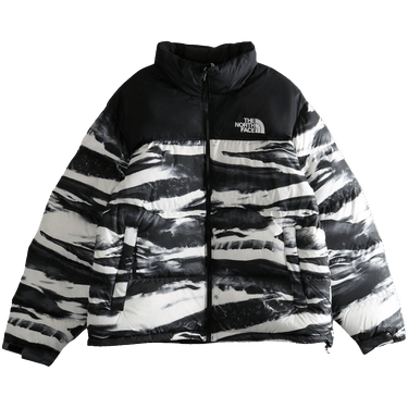 The North Face 1996 Retro Nuptse Jacket 'TNF Black Edge Of Light Print/TNF Black'