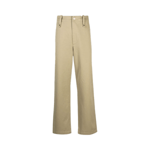 Burberry Straight Leg Loose Fit Trousers 'Beige'