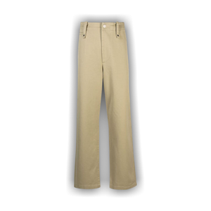 Burberry Straight Leg Loose Fit Trousers 'Beige'