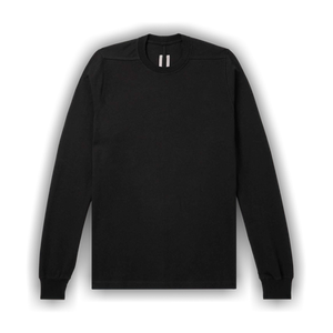 Rick Owens Short Crewneck Long-Sleeve T-Shirt 'Black'