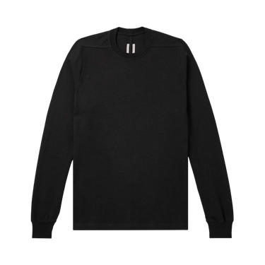 Rick Owens Short Crewneck Long-Sleeve T-Shirt 'Black'