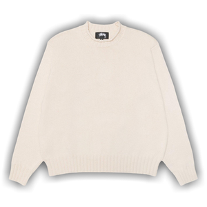 Stussy Surfman Mock Sweater 'Natural'