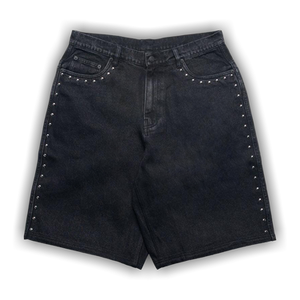 Pleasures Lucky Studded Jorts 'Black'