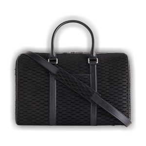 Kith Monogram Suede Traveler K40 Bag Black 'Ink'