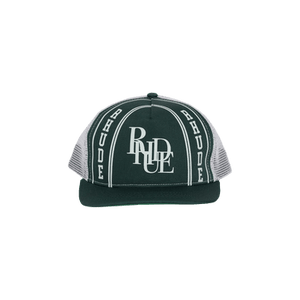 Rhude Collegiate Scramble Trucker Hat 'Green/Off White'