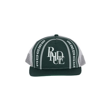 Rhude Collegiate Scramble Trucker Hat 'Green/Off White'