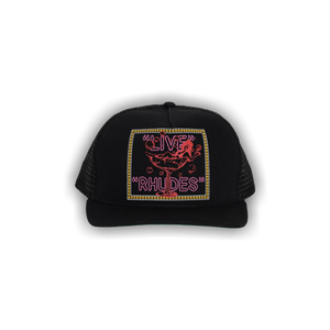 Rhude Live Rhudes Trucker Hat 'Black'