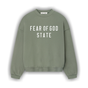 Fear of God Essentials 90's Crewneck 'Moss'