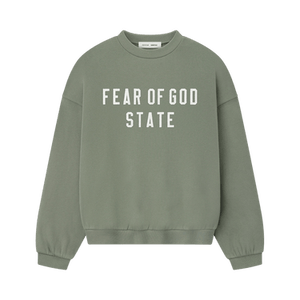 Fear of God Essentials 90's Crewneck 'Moss'