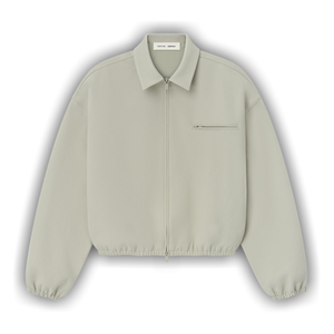Fear of God Essentials Bonded Canvas Jacket 'Abbey Stone'