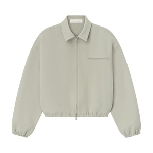 Fear of God Essentials Bonded Canvas Jacket 'Abbey Stone'