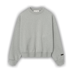 Fear of God Essentials Classic Fleece Crewneck 'Concrete Heather'
