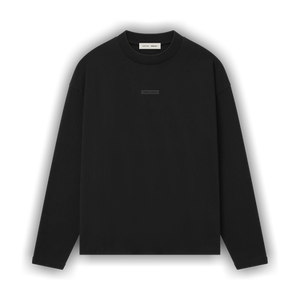 Fear of God Essentials Classic Long Sleeve Tee 'Jet Black'