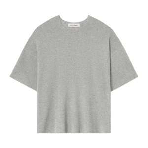 Fear of God Essentials Waffle Short Sleeve Sweater 'Concrete Heather'
