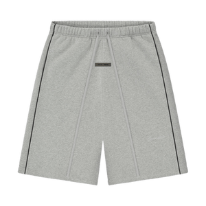 Fear of God Essentials Relaxed Fleece Sweatshort With Piping 'Concrete Heather/Black'