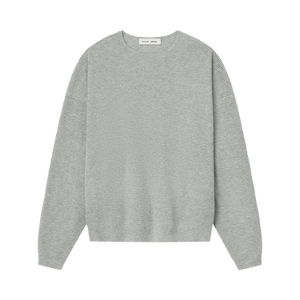 Fear of God Essentials Waffle Crewneck Sweater 'Concrete Heather'