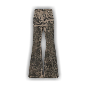 Rick Owens DRKSHDW Bolan Bootcut 'Black Washed Foil'