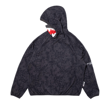 BAPE x Kazuki Pixelate Camo Shark Relaxed Fit Pullover Hoodie 'Charcoal'