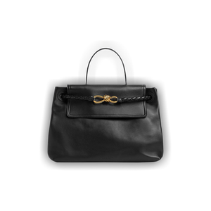 Bottega Veneta Andiamo Top Handle Bag 'Black/Brass'